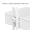 White Lexington 4-Tier Rolling Cart by Simply Tidy™
